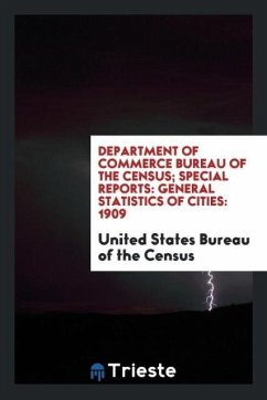 Department of Commerce Bureau of the Census; Special Reports - of the Census, United States Bureau