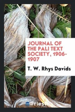 Journal of the Pali Text Society, 1906-1907 - Davids, T. W. Rhys