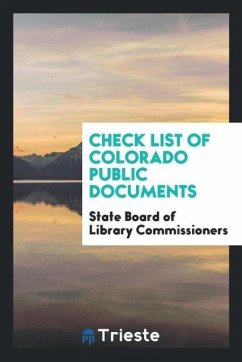Check List of Colorado Public Documents - Library Commissioners, State Board of