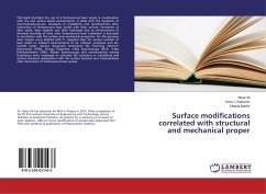 Surface modifications correlated with structural and mechanical proper
