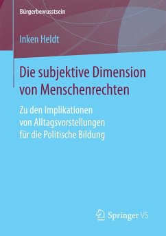 Cover Die subjektive Dimension von Menschenrechten