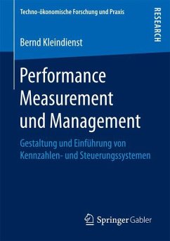 Performance Measurement und Management - Kleindienst, Bernd