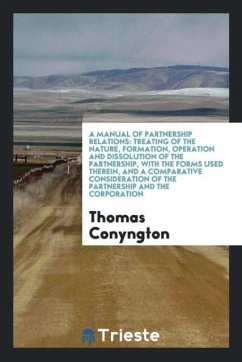 A Manual of Partnership Relations - Conyngton, Thomas