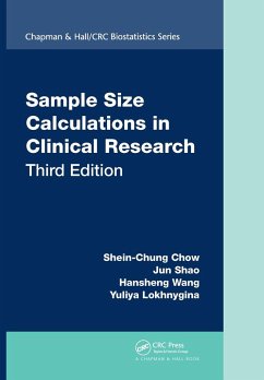 Sample Size Calculations in Clinical Research - Chow, Shein-Chung (Duke Univ, USA); Shao, Jun (Department of Statistics, University of Wisconsin, USA); Wang, Hansheng