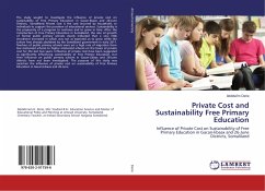 Private Cost and Sustainability Free Primary Education