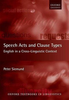 Speech Acts and Clause Types - Siemund, Peter