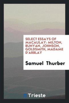 Select Essays of Macaulay - Thurber, Samuel