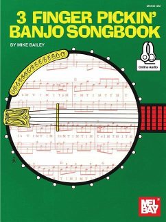 3 Finger Pickin' Banjo Songbook - Ansel L (Mike) Bailey