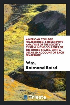 Cover American College Fraternities