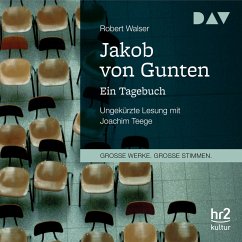 Jakob von Gunten. Ein Tagebuch (MP3-Download) - Walser, Robert