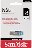 SanDisk Cruzer Ultra Flair 64GB USB 3.0 Blue SDCZ73-064G-G46B