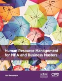 Human Resource Management for MBA and Business Masters (eBook, ePUB)