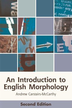 An Introduction to English Morphology - Carstairs-McCarthy, Andrew
