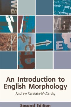 An Introduction to English Morphology - Carstairs-Mccarthy, Andrew