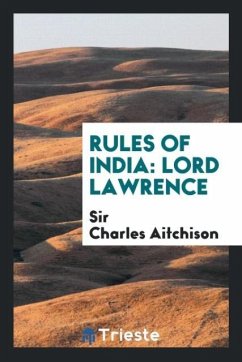 Rules of India - Aitchison, Charles