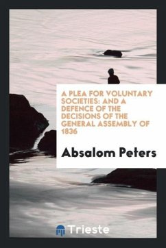 A Plea for Voluntary Societies