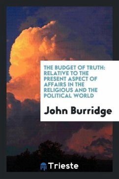 The Budget of Truth - Burridge, John