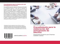 Procedimiento para la elaboración del presupuesto de efectivo