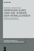 Hermann Kurz und die 'Poesie der Wirklichkeit' (eBook, ePUB)