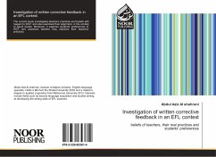 Investigation of written corrective feedback in an EFL context - Al shahrani, Abdul Aziz