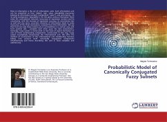 Probabilistic Model of Canonically Conjugated Fuzzy Subsets
