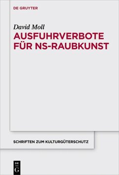 Cover Ausfuhrverbote für NS-Raubkunst (eBook, ePUB)