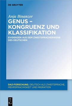 Genus - Kongruenz und Klassifikation (eBook, ePUB) - Binanzer, Anja