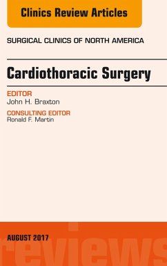 Cover Cardiothoracic Surgery, An Issue of Surgical Clinics (eBook, ePUB)