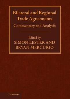 Cover Bilateral and Regional Trade Agreements (eBook, ePUB)