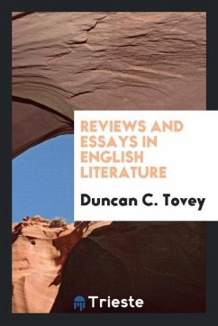 Reviews and Essays in English Literature - C. Tovey, Duncan