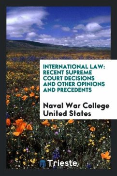 International Law - United States, Naval War College