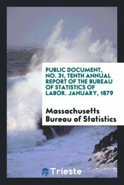 Public Document, No. 31, Tenth Annual Report of the Bureau of Statistics of Labor. January, 1879 - Of Statistics, Massachusetts Bureau