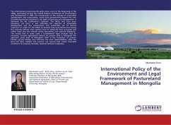 International Policy of the Environment and Legal Framework of Pastureland Management in Mongolia - Suvd, Manibadar