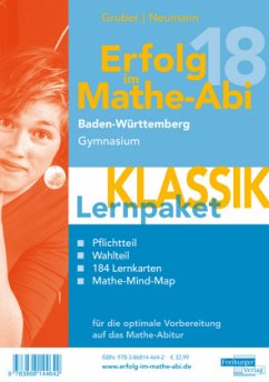Cover Erfolg im Mathe-Abi 2018 Lernpaket 'Klassik' Baden-Württemberg Gymnasium