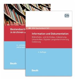 Bestandserhaltung und Dokumentation in Archiven und Bibliotheken, 2 Bde. - Hofmann, Rainer;Roschkowski, Gregor