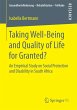Taking Well¿Being and Quality of Life... - Bild 1