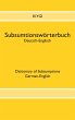Subsumtionswörterbuch Deutsch-Englisch - Bild 1