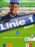 Linie 1 - Beruf A2, Kurs- und Übungsbuch mit Audios und Videos / Linie 1
