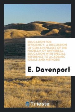 Education for Efficiency - Davenport, E.