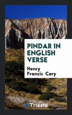 Pindar in English Verse - Cary, Henry Francis