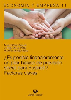 ¿Es posible financieramente un pilar básico de previsión social para Euskadi? : factores claves - Peña Esteban, Joseba Iñaki de la; Fernández Sáinz, Ana Isabel; Peña Miguel, Noemí