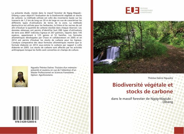 Biodiversité végétale et stocks de carbone Biodiversité végétale et stocks de carbone