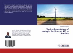 The implementation of strategic decisions at SSC in Namibia