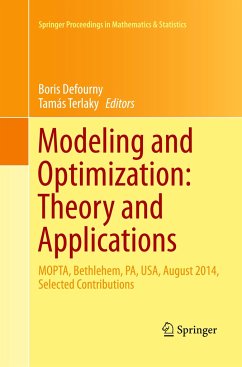 Modeling and Optimization: Theory and Applications