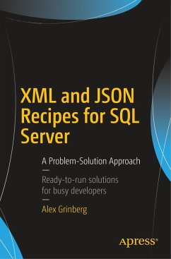 XML and JSON Recipes for SQL Server - Grinberg, Alex
