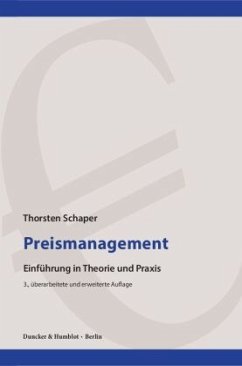 Preismanagement - Schaper, Thorsten