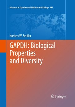 GAPDH: Biological Properties and Diversity - Seidler, Norbert W.