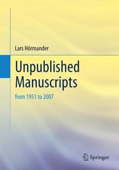 Unpublished Manuscripts - Hörmander, Lars