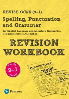 Cover Pearson REVISE GCSE Spelling, Punctuation and Grammar- for 2025, 2026 exams : Course companion
