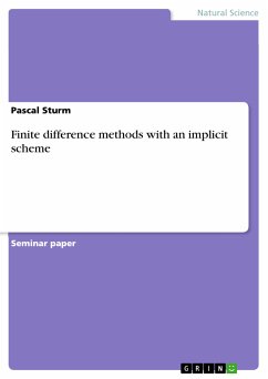 Finite difference methods with an implicit scheme (eBook, PDF)